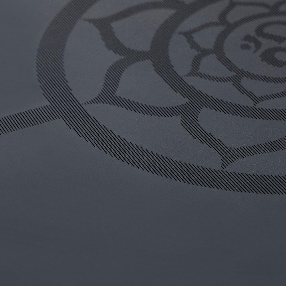 Yogamatte YogaMat Vidaflor Anthrazit Detailaufnahme Zentrum