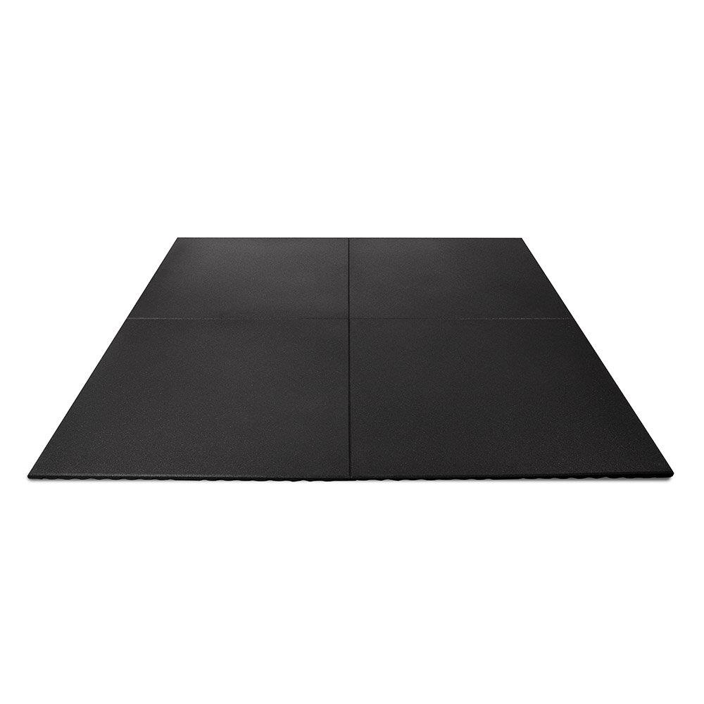 Bodenschutzmatte Segura Antischock vier Matten aneinanderliegen