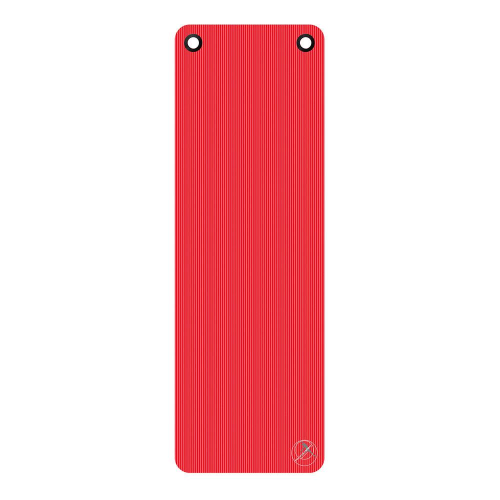 Gymnastikmatte ProfiGymMat Professional 180 1cm mit Ösen Rot
