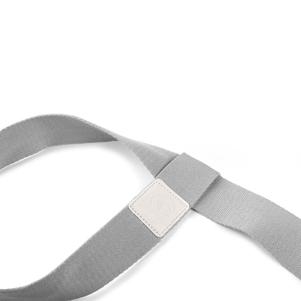 Yogamatte Tragegurt Anthrazit Detailaufnahme Schlaufe
