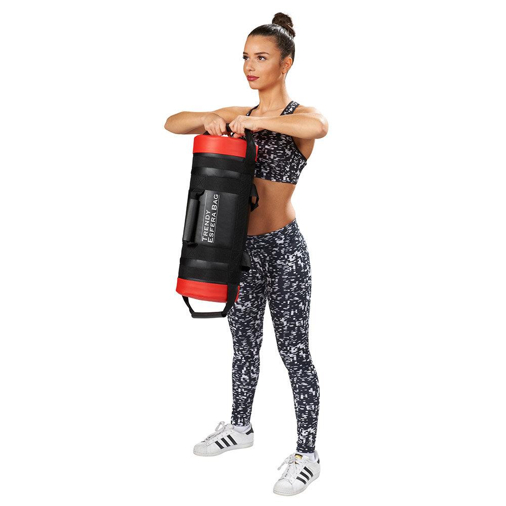 Gewichtssack Esfera mit Model Übung Schultern