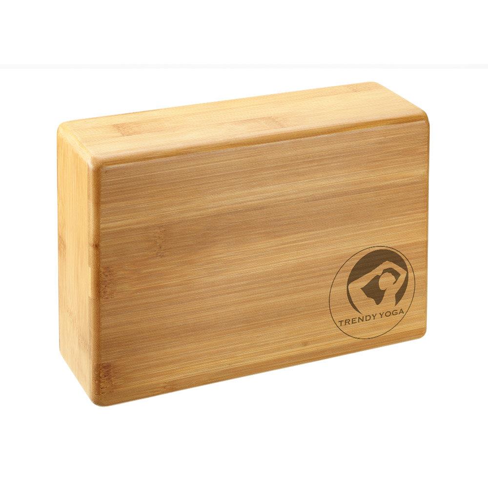 Yoga Block Bambus stehend