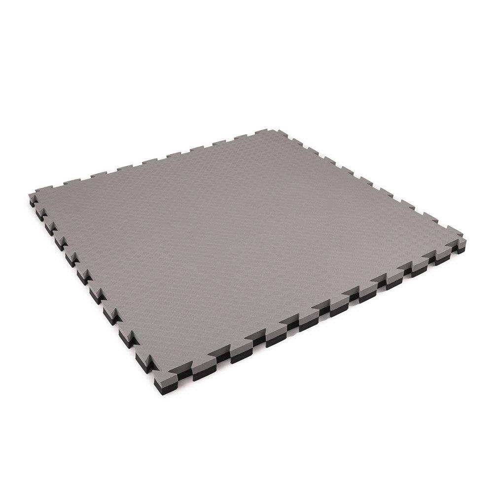 Kampfsportmatte Double Competition Judo Schwarz Grau Ansicht Grau