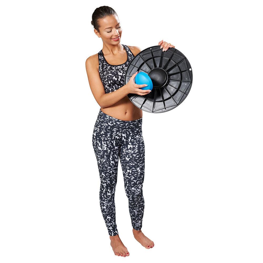 Balance Board BaMuSta Dois mit Model Darstellung der Höhenverstellung