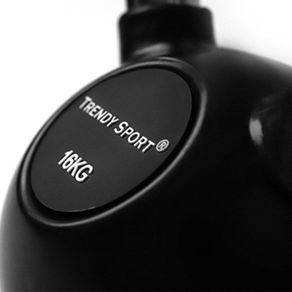 Kettlebell Chrom 16kg Detailaufnahme