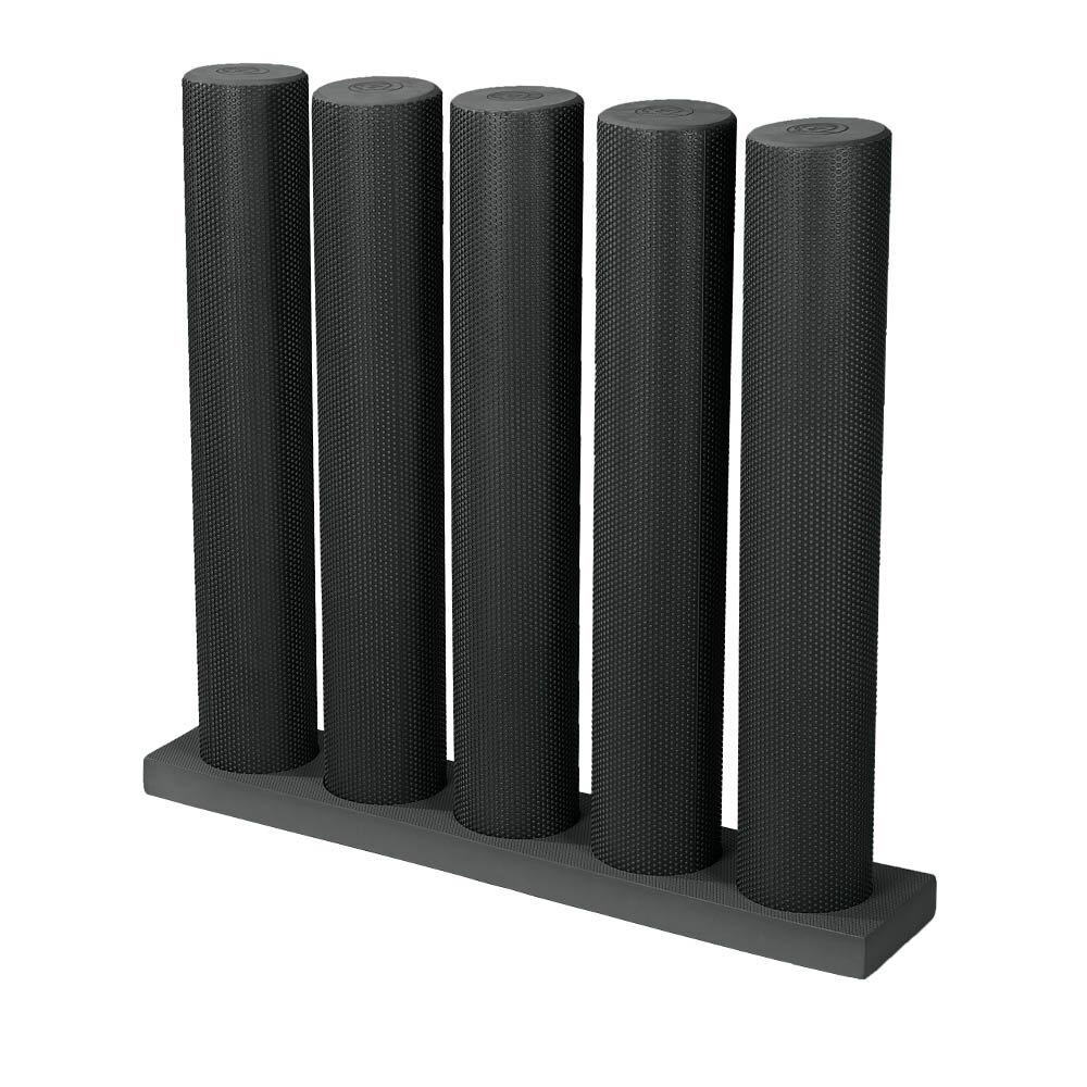 Pilates Rolle Aufbewahrung gefüllt mit Pilates Rollen