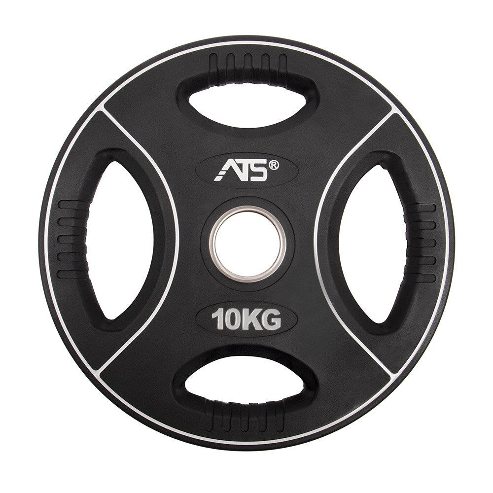 ATS Polyurethan Hantelscheiben schwarz grau 10kg