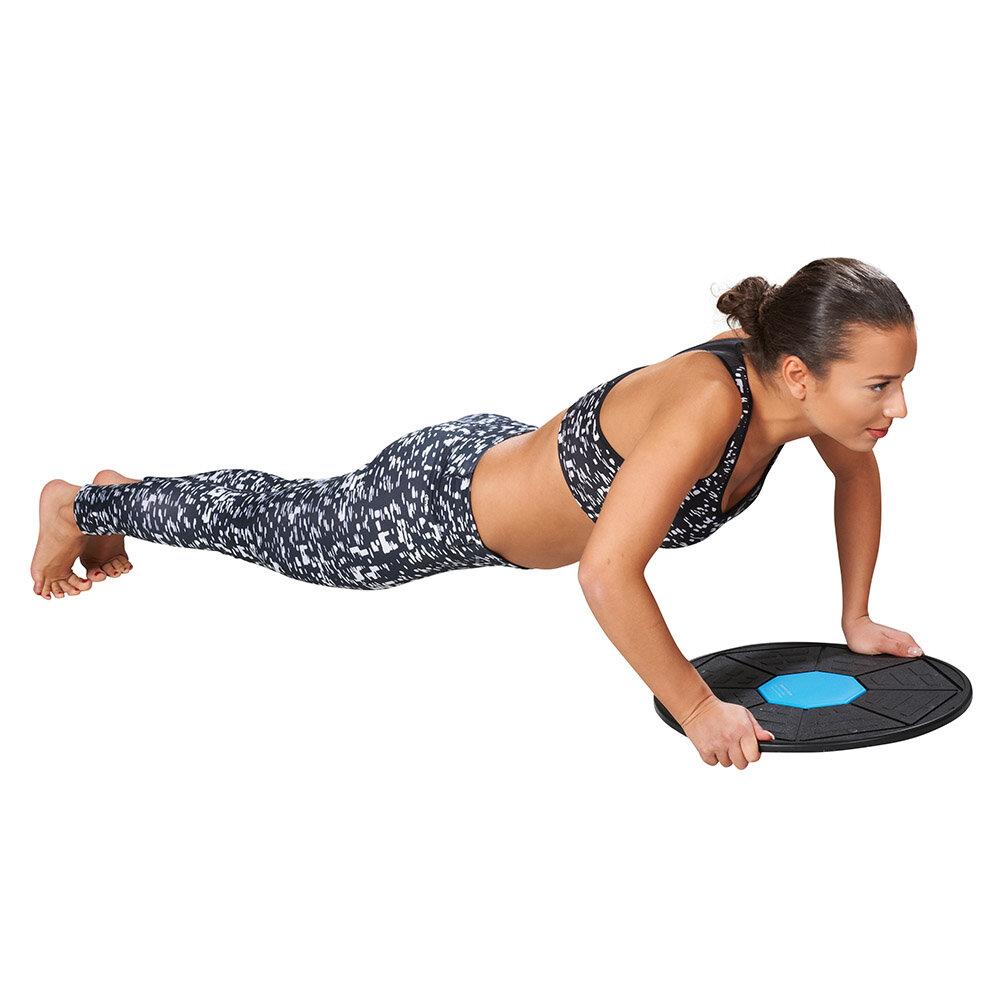 Balance Board BaMuSta Dois mit Model Liegestütze