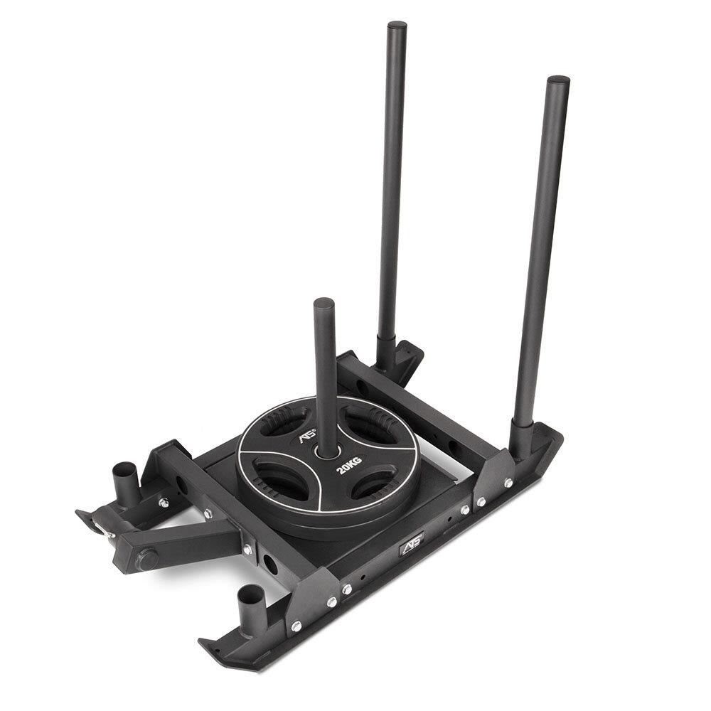 ATS Gewichtsschlitten mit ATS Poly Urethan Hantelscheiben