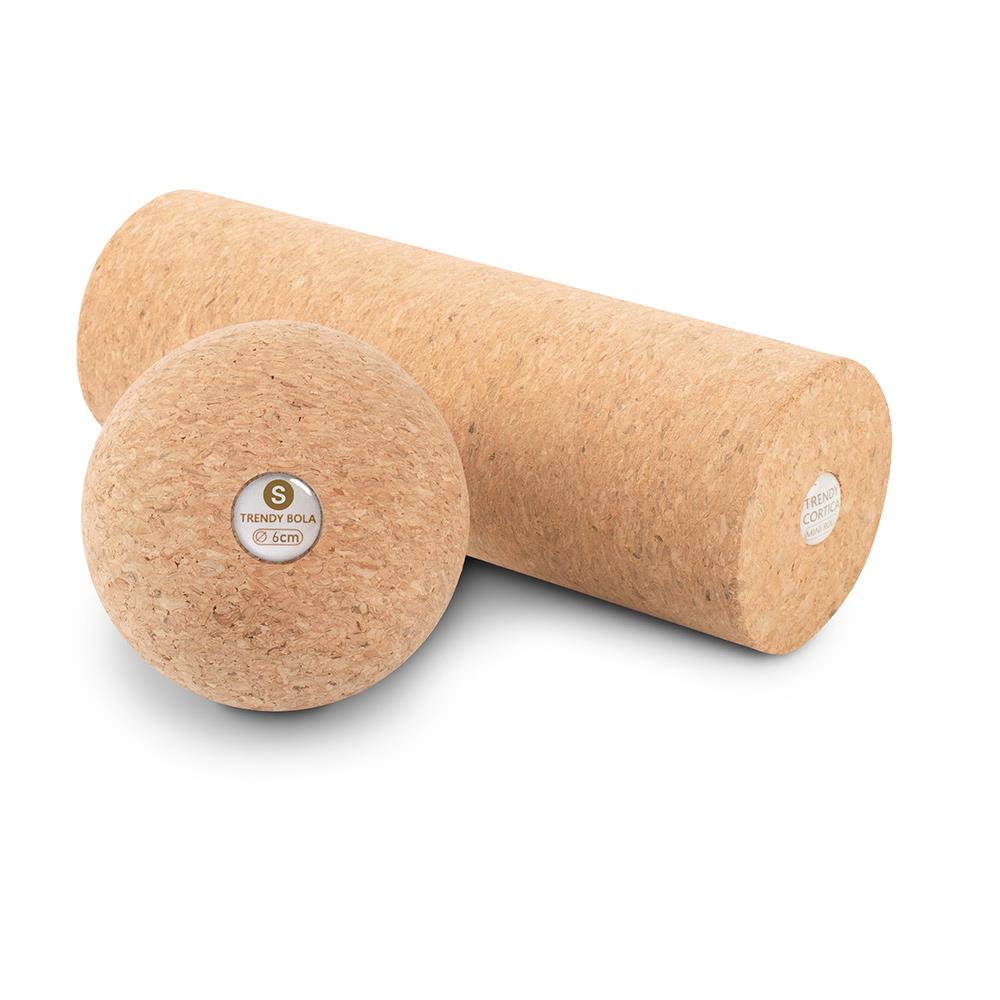 Faszieenset inkl. Faszienrolle Lua Mini Kork und Faszienball Bola Kork