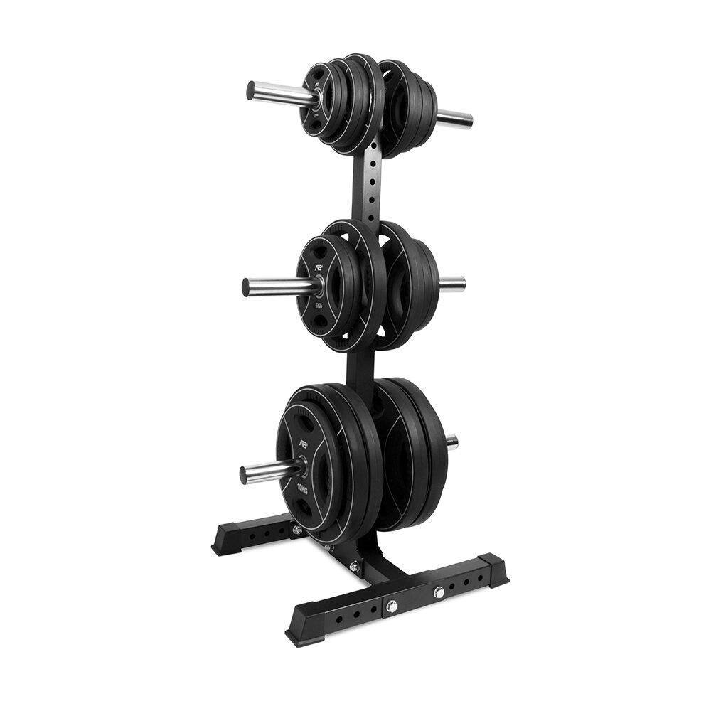 ATS Hantelscheibenständer mit ATS Poly Urethan Scheiben